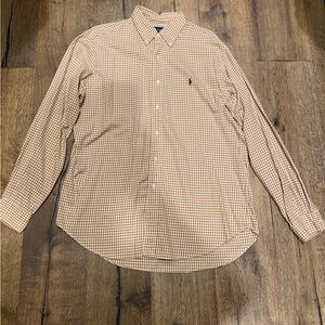 Long sleeve classic fit Polo Ralph Lauren button up - Size L